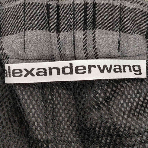 アレキサンダーワン Alexander Wang ウールチェックショートパンツ ショーツ レディース S