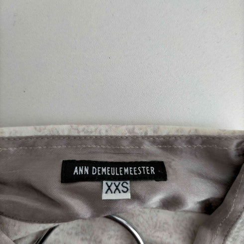 アンドゥムルメステール Ann DEMEULEMEESTER バロック柄 レギュラーアラーシャツ メンズ XXS