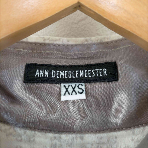 アンドゥムルメステール Ann DEMEULEMEESTER バロック柄 レギュラーアラーシャツ メンズ XXS