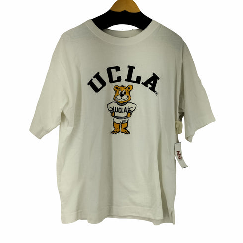ユーシーエルエー UCLA フロッキープリント ビッグシルエットTシャツ メンズ JPN:M