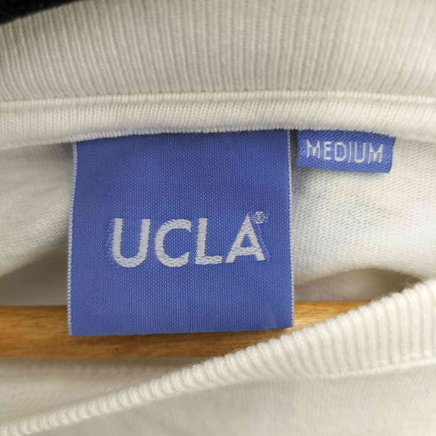 ユーシーエルエー UCLA フロッキープリント ビッグシルエットTシャツ メンズ JPN:M