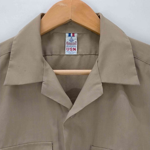 ユーエスネイビー US NAVY S/S ワークシャツ メンズ JPN:M