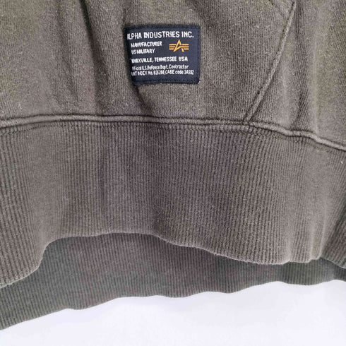 アルファインダストリーズ ALPHA INDUSTRIES プリントフーディ メンズ JPN:L