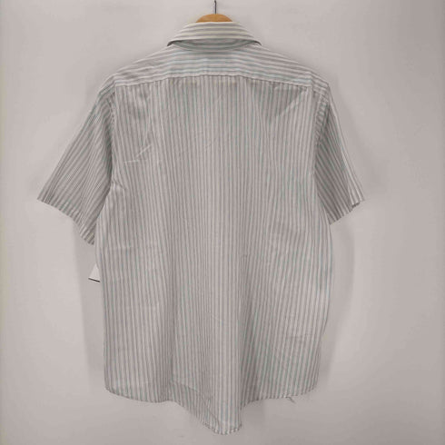 タウンクラフト TOWN CRAFT USA製 S/S ストライプシャツ 襟芯 メンズ 16 1/2