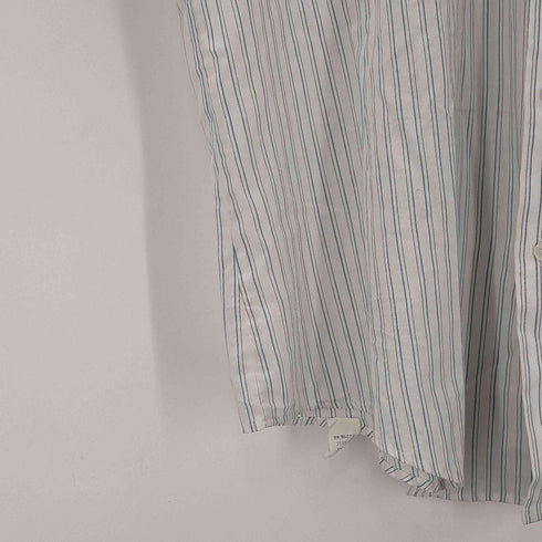 タウンクラフト TOWN CRAFT USA製 S/S ストライプシャツ 襟芯 メンズ 16 1/2