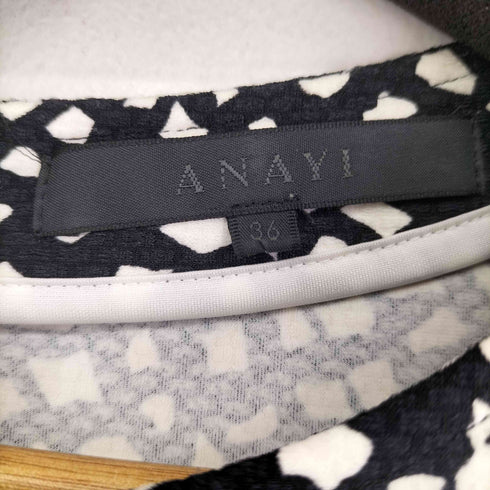 アナイ ANAYI 総柄 ショートワンピース レディース 36