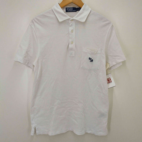 ポロバイラルフローレン Polo by RALPH LAUREN ワンポイント刺繍鹿の子ポロシャツ メンズ M