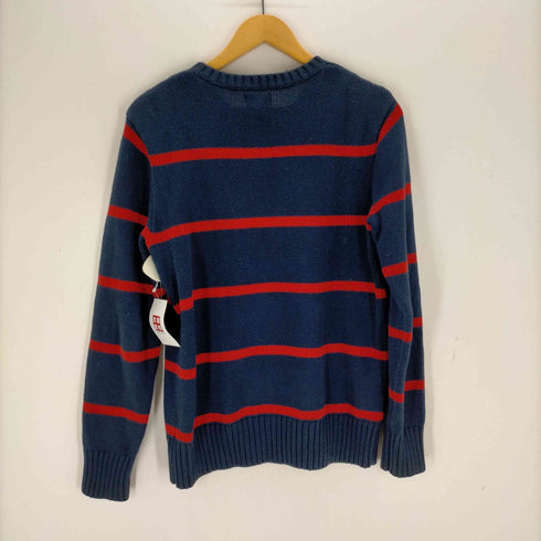 ポロラルフローレン POLO RALPH LAUREN ボーダー ウール混 コットンニット メンズ XL(18-20)