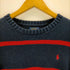 ポロラルフローレン POLO RALPH LAUREN ボーダー ウール混 コットンニット メンズ XL(18-20)