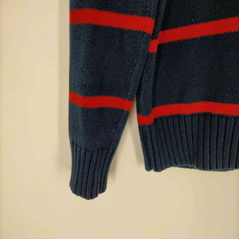 ポロラルフローレン POLO RALPH LAUREN ボーダー ウール混 コットンニット メンズ XL(18-20)