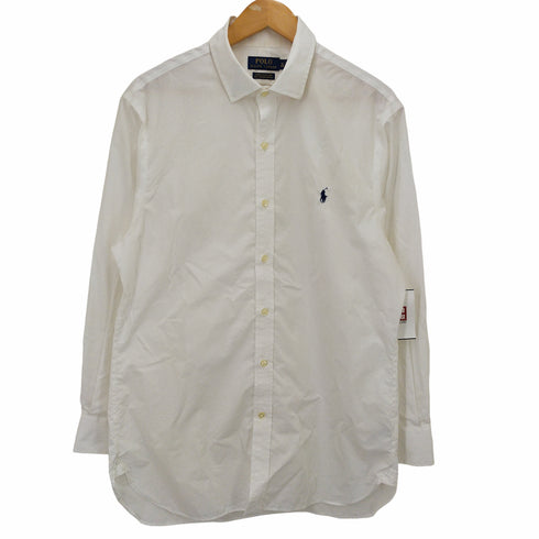 ポロラルフローレン POLO RALPH LAUREN slim fit easy care ワンポイント刺繍シャツ メンズ 32/33