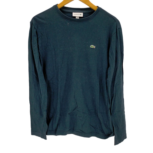 ラコステ LACOSTE ロゴ刺繍 クルーネックロングスリーブTシャツ メンズ import:S