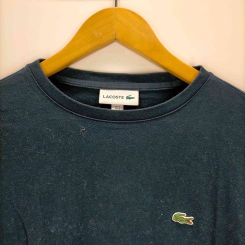 ラコステ LACOSTE ロゴ刺繍 クルーネックロングスリーブTシャツ メンズ import:S