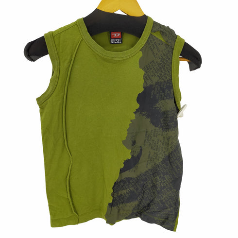 ディーゼル DIESEL フロントプリントレイヤードタンクトップ レディース import:M