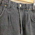 ザラ ZARA テーパード ブラックデニムパンツ レディース EUR:36