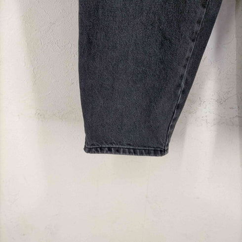 ザラ ZARA テーパード ブラックデニムパンツ レディース EUR:36