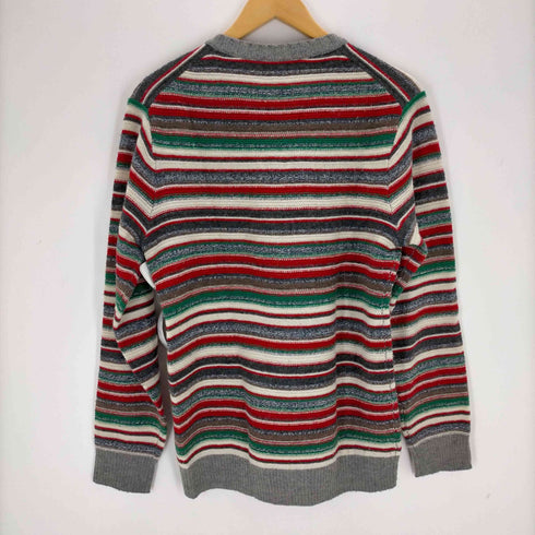 ビューティーアンドユースユナイテッドアローズ BEAUTY & YOUTH UNITED ARROWS マルチボーダー Vネックニット メンズ JPN:L