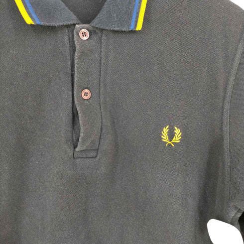 フレッドペリー FRED PERRY 英国製 鹿の子ポロシャツ メンズ UK:40