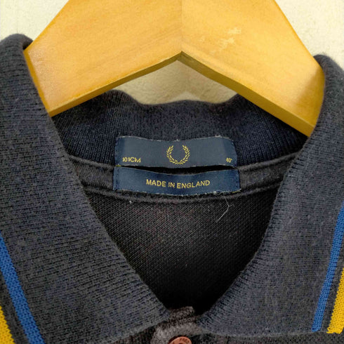 フレッドペリー FRED PERRY 英国製 鹿の子ポロシャツ メンズ UK:40