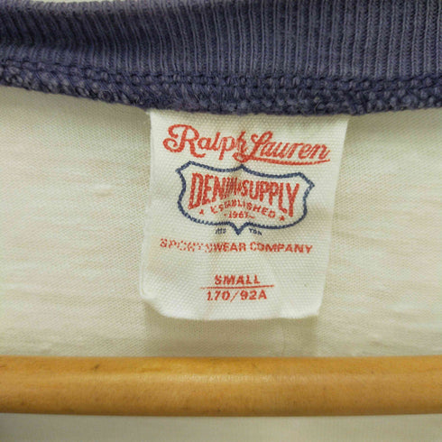 デニムアンドサプライ ラルフローレン DENIM & SUPPLY RALPH LAUREN リンガー半袖Tシャツ メンズ S