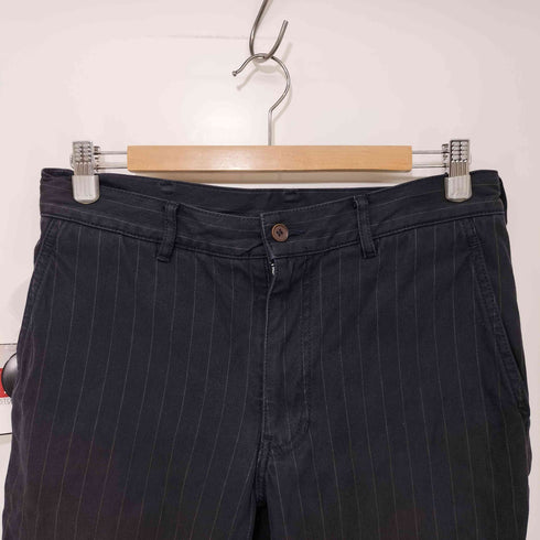 コムデギャルソンオムプリュス COMME des GARCONS HOMME PLUS AD2003 ストライプストレートチノパンツ メンズ M