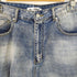 JHL-JEANS ダメージワイドバギーパンツ サイドシンチバック カットオフ メンズ JPN:L