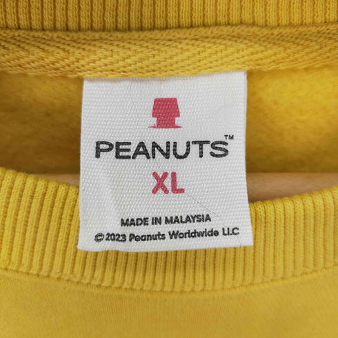 ピーナッツ PEANUTS WOODSTOCK キャラクタープリントトレーナー メンズ import:XL