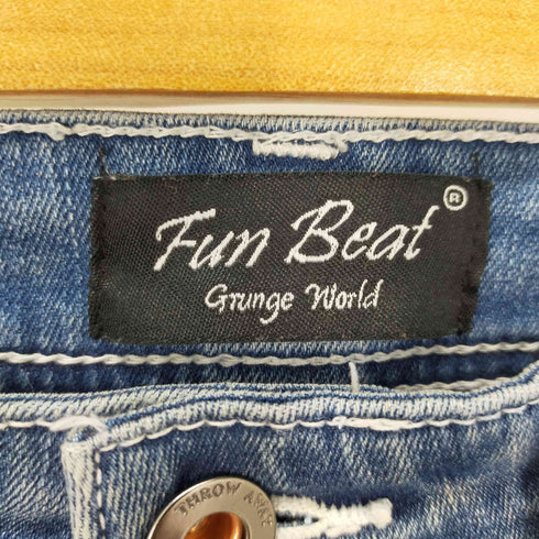 FUN BEAT ダメージスキニーパンツ メンズ JPN:S