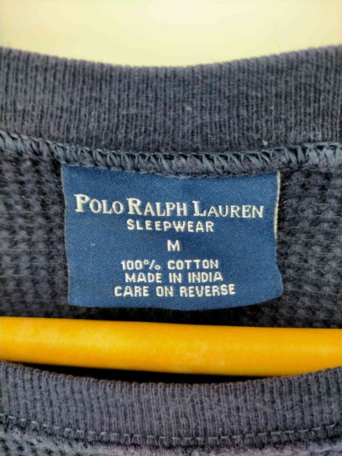 ポロラルフローレン POLO RALPH LAUREN SLEEPWEAR ポニー刺繍 サーマル L/S Tシャツ メンズ JPN:M