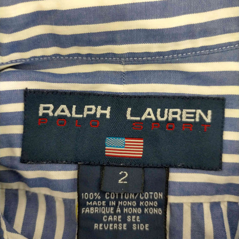 ポロスポーツラルフローレン POLO SPORT RALPH LAUREN ポニー刺繍 ロングスリーブシャツ レディース JPN:2