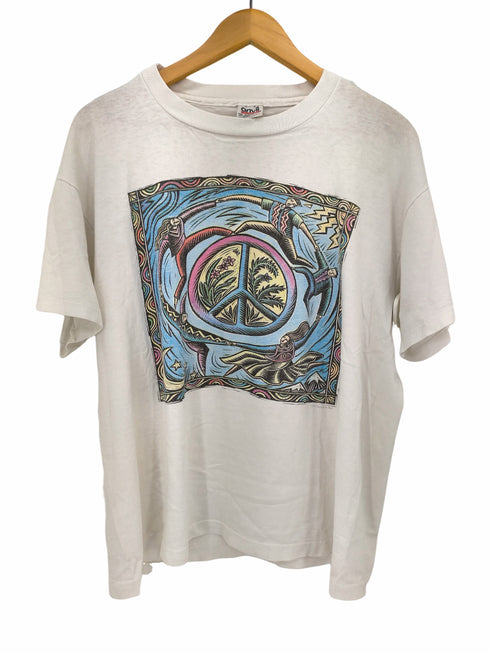 アンビル Anvil 90S ©95 Human-i-Tees コピーライト入り S/S アートプリント Tシャツ メンズ JPN:L