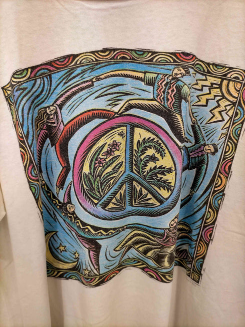 アンビル Anvil 90S ©95 Human-i-Tees コピーライト入り S/S アートプリント Tシャツ メンズ JPN:L
