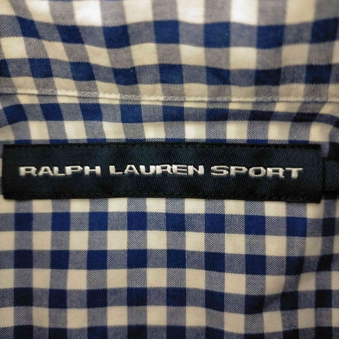 ラルフローレンスポーツ RALPH LAUREN SPORT ポニー刺繍 ギンガムチェックシャツ レディース US:4