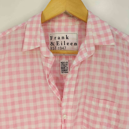 フランクアンドアイリーン Frank & Eileen USA製 ギンガムチェック スキッパーシャツ レディース import:XS