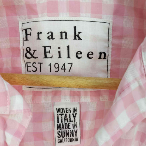 フランクアンドアイリーン Frank & Eileen USA製 ギンガムチェック スキッパーシャツ レディース import:XS