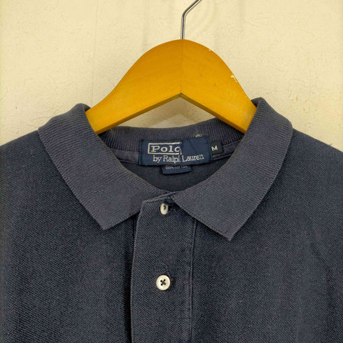 ポロバイラルフローレン Polo by RALPH LAUREN USA製 ポニー刺繍 S/Sポロシャツ メンズ import:M