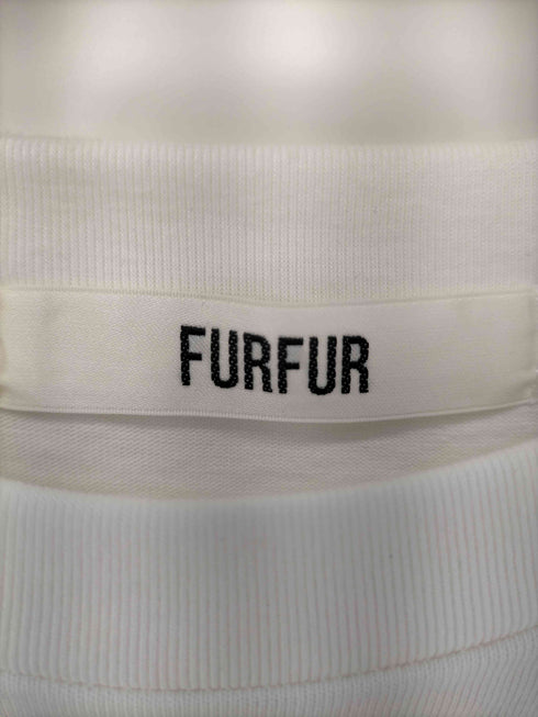 ファーファー furfur 23SS スカジャンフラワー刺繍Tシャツ レディース ONE SIZE