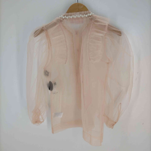 シモーネロシャ Simone Rocha パール装飾 チュールブラウス レディース JPN:XS