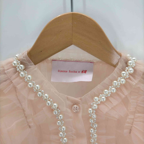 シモーネロシャ Simone Rocha パール装飾 チュールブラウス レディース JPN:XS