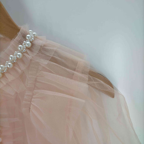 シモーネロシャ Simone Rocha パール装飾 チュールブラウス レディース JPN:XS