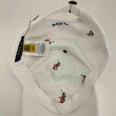 ポロラルフローレン POLO RALPH LAUREN マルチカラーロゴ刺繍キャップ メンズ FREE