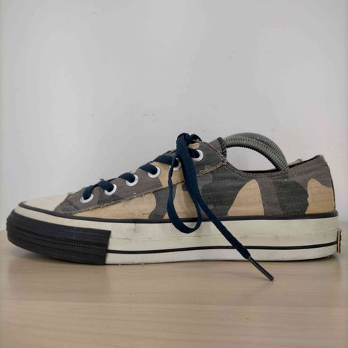 バーバリーブラックレーベル BURBERRY BLACK LABEL リップストップ カモフラージュ ローカットスニーカー メンズ 3