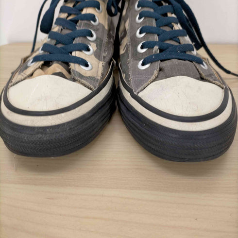 バーバリーブラックレーベル BURBERRY BLACK LABEL リップストップ カモフラージュ ローカットスニーカー メンズ 3
