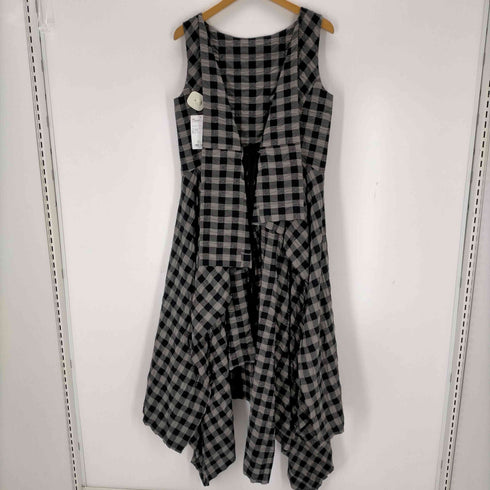 フォルメ デ エクスプレッション FORME 3’3204322896 ギンガムチェックベスト レディース