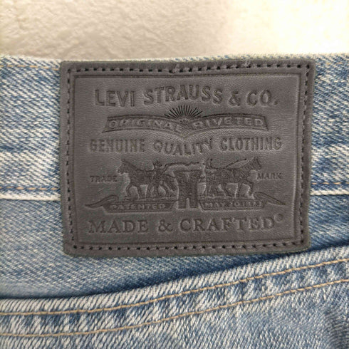 リーバイスメイドアンドクラフテッド Levis Made & Crafted BARREL CROP 刺繍デザインジッパーフライデニムパンツ メンズ 26