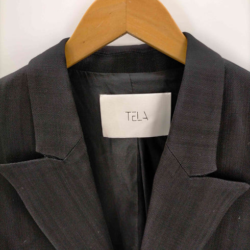 テラ TELA イタリア製 ショートダブルテーラードジャケット レディース EUR:42