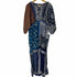 ハナトギター 花とギター organ za vintage fabric dress バンダナ パッチワーク レディース