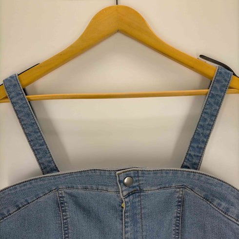 ジーユー GU ベアトップ サロペットパンツ レディース XL