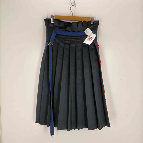 アキコアオキ AKIKOAOKI プリーツ巻きスカート レディース FREE