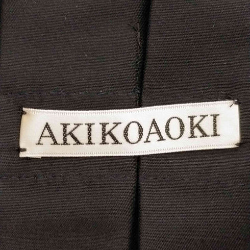 アキコアオキ AKIKOAOKI プリーツ巻きスカート レディース FREE